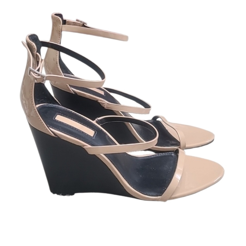XXI Forever 21 Ankle Strap Wedge Heels